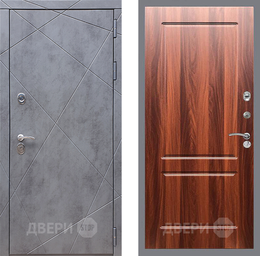 Дверь Стоп Лучи ФЛ-117 Итальянский орех в Егорьевске