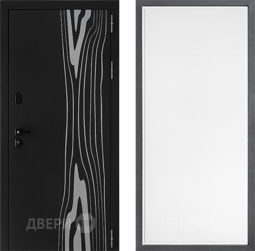 Входная металлическая Дверь Дверной континент ДК-12 ФЛ-649 Белый софт в Егорьевске