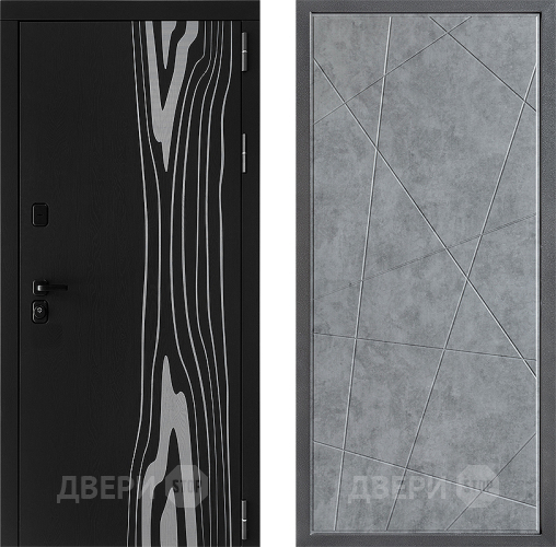 Входная металлическая Дверь Дверной континент ДК-12 ФЛ-655 Бетон серый в Егорьевске