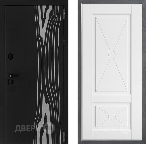 Входная металлическая Дверь Дверной континент ДК-12 ФЛ-617 Софт милк в Егорьевске