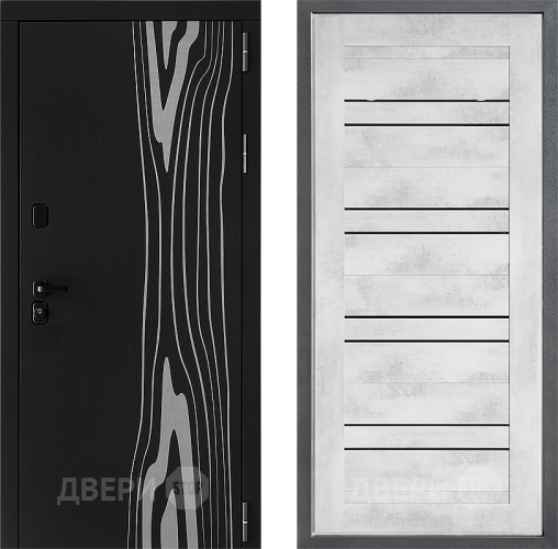 Дверь Дверной континент ДК-12 ФЛ-49 Бетон снежный в Егорьевске