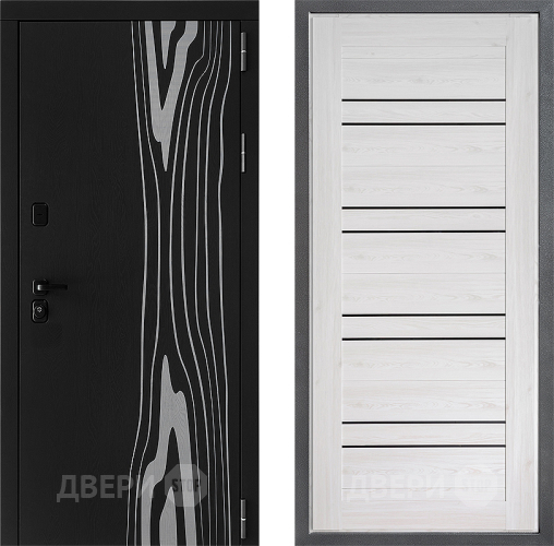 Входная металлическая Дверь Дверной континент ДК-12 ФЛ-49 Сосна белая в Егорьевске