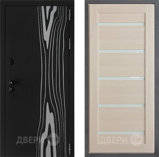 Входная металлическая Дверь Дверной континент ДК-12 ФЛ-47 Лиственница белая в Егорьевске