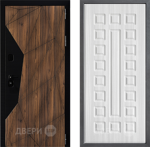 Входная металлическая Дверь Дверной континент ДК-11 ФЛ-183 Сандал белый в Егорьевске