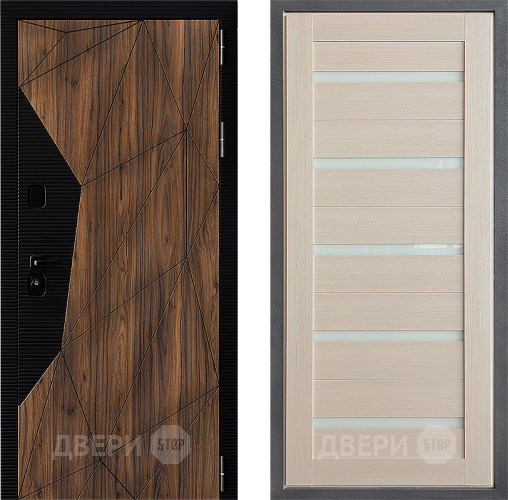 Входная металлическая Дверь Дверной континент ДК-11 ФЛ-47 Капучино в Егорьевске