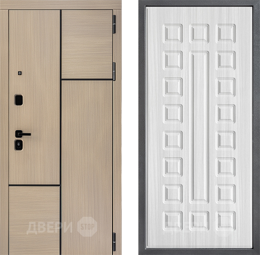 Дверь Дверной континент ДК-14 ФЛ-183 Сандал белый в Егорьевске