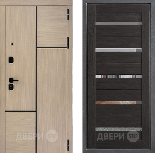 Входная металлическая Дверь Дверной континент ДК-14 ФЛ-47 Венге в Егорьевске