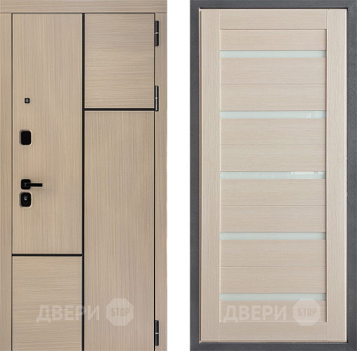 Входная металлическая Дверь Дверной континент ДК-14 ФЛ-47 Капучино в Егорьевске