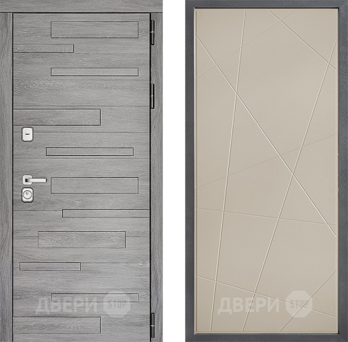 Входная металлическая Дверь Дверной континент ДК-10 ФЛ-655 Капучино в Егорьевске