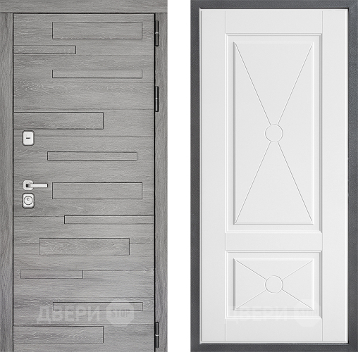 Входная металлическая Дверь Дверной континент ДК-10 ФЛ-617 Софт милк в Егорьевске