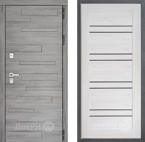 Входная металлическая Дверь Дверной континент ДК-10 ФЛ-49 Сосна белая в Егорьевске