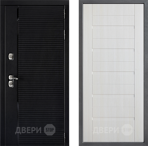 Входная металлическая Дверь Дверной континент ДК-1 ФЛ-70 Лиственница белая в Егорьевске