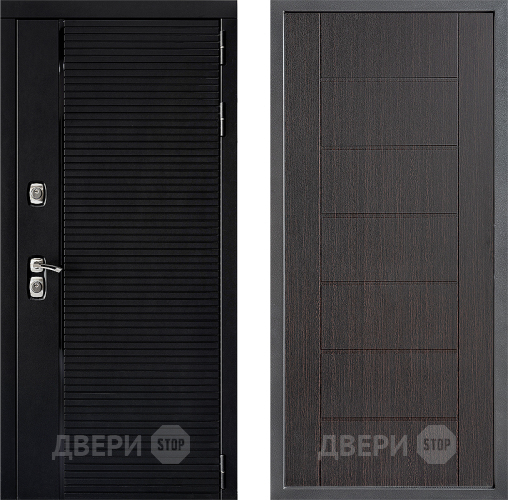 Входная металлическая Дверь Дверной континент ДК-1 ФЛ-Лайн Венге в Егорьевске