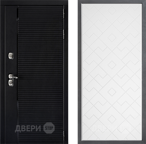 Дверь Дверной континент ДК-1 ФЛ-Тиффани Белый софт в Егорьевске