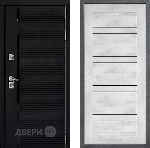 Входная металлическая Дверь Дверной континент ДК-1 ФЛ-49 Бетон снежный в Егорьевске