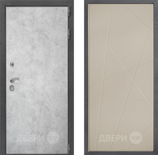 Входная металлическая Дверь Дверной континент ДК-3/743 ФЛ-655 Капучино в Егорьевске