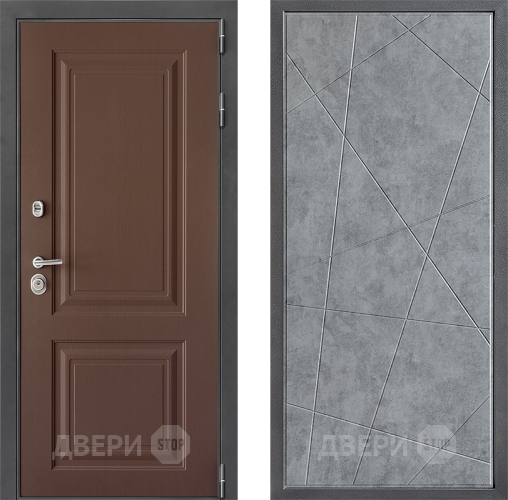 Дверь Дверной континент ДК-3/729 ФЛ-655 Бетон серый в Егорьевске