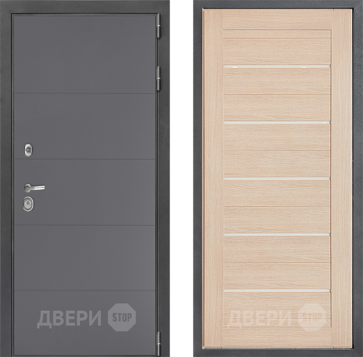 Входная металлическая Дверь Дверной континент ДК-3/649 ФЛ-46 Капучино в Егорьевске