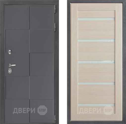 Входная металлическая Дверь Дверной континент ДК-3/606 ФЛ-47 Лиственница белая в Егорьевске