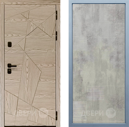 Входная металлическая Дверь Дива МД-97/1 Д-4 Бетон темный в Егорьевске