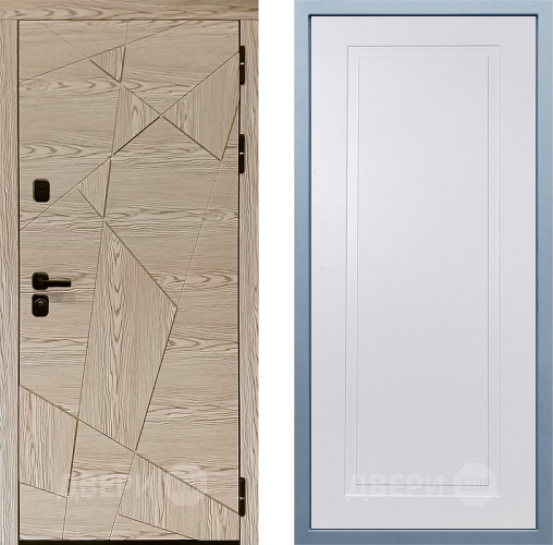 Входная металлическая Дверь Дива МД-97/1 Н-10 Белый в Егорьевске