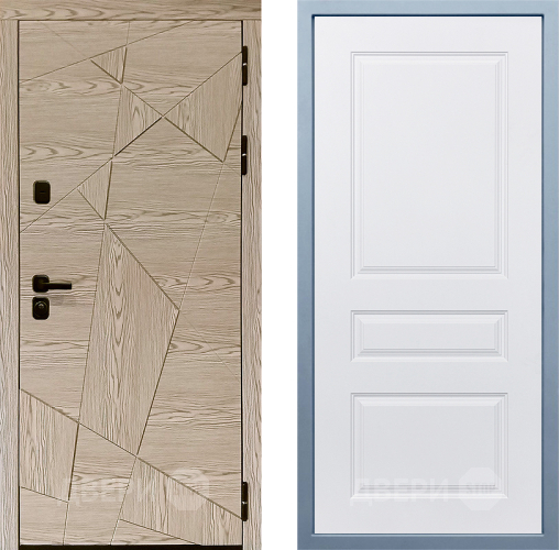 Входная металлическая Дверь Дива МД-97/1 Д-13 Белый в Егорьевске