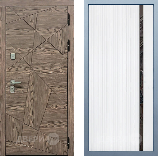 Входная металлическая Дверь Дива МД-97/2 МХ-46 Белый матовый в Егорьевске