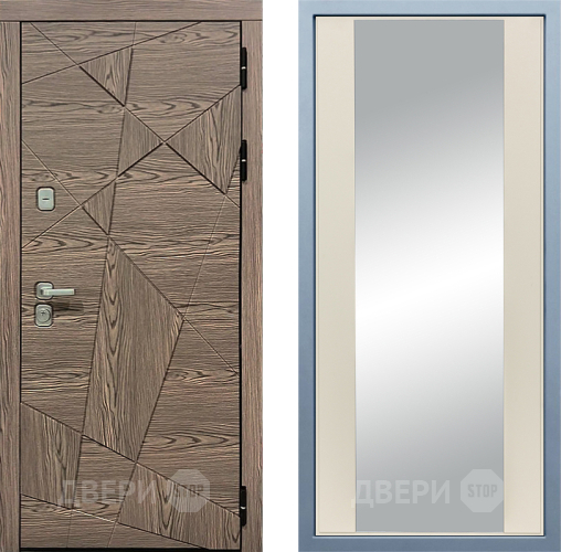 Входная металлическая Дверь Дива МД-97/2 Д-15 Зеркало Шампань в Егорьевске