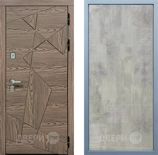 Входная металлическая Дверь Дива МД-97/2 Д-4 Бетон темный в Егорьевске