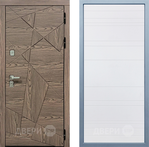 Входная металлическая Дверь Дива МД-97/2 Д-5 Белый в Егорьевске