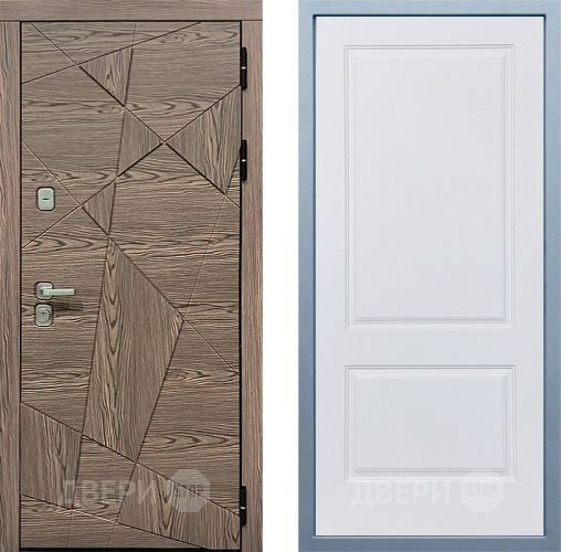 Входная металлическая Дверь Дива МД-97/2 Д-7 Белый в Егорьевске