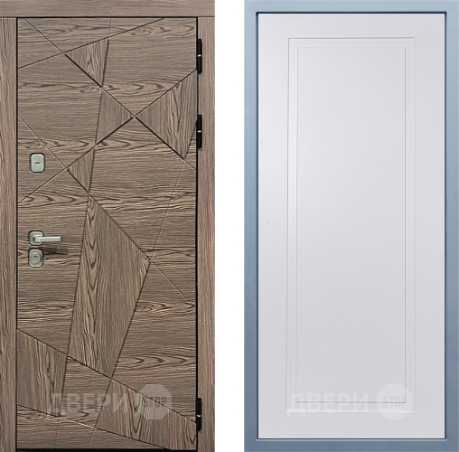 Входная металлическая Дверь Дива МД-97/2 Н-10 Белый в Егорьевске