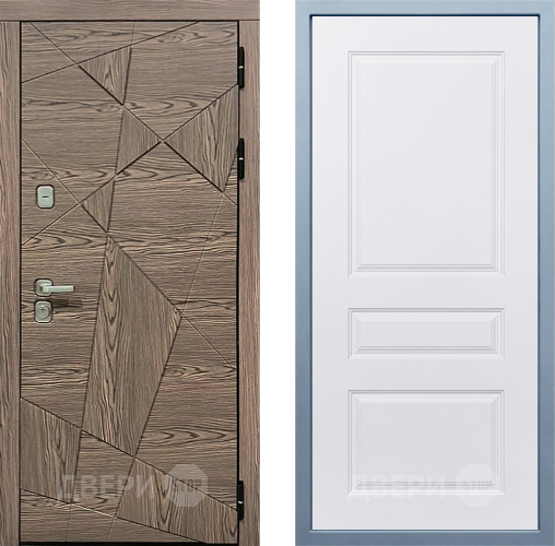 Входная металлическая Дверь Дива МД-97/2 Д-13 Белый в Егорьевске