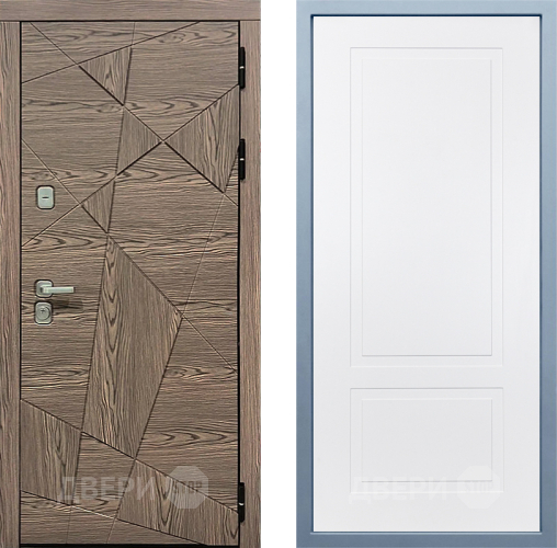 Входная металлическая Дверь Дива МД-97/2 Н-7 Белый в Егорьевске