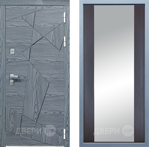 Входная металлическая Дверь Дива МД-97/3 Д-15 Зеркало Венге в Егорьевске
