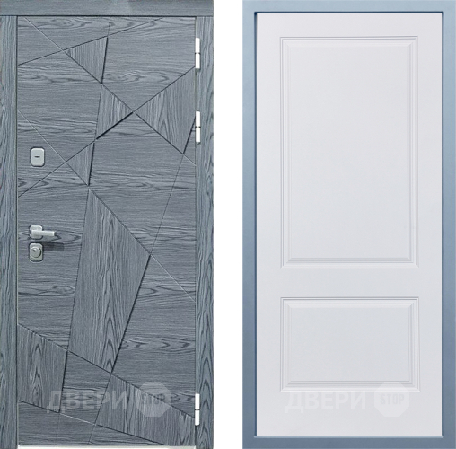 Входная металлическая Дверь Дива МД-97/3 Д-7 Белый в Егорьевске