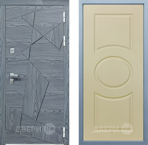 Входная металлическая Дверь Дива МД-97/3 Д-8 Шампань в Егорьевске