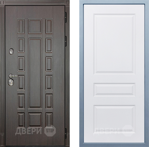 Входная металлическая Дверь Дива МД-38 Д-13 Белый в Егорьевске