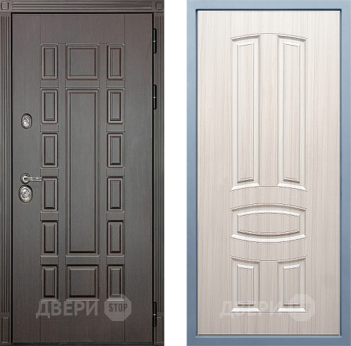 Входная металлическая Дверь Дива МД-38 М-3 Сандал белый в Егорьевске