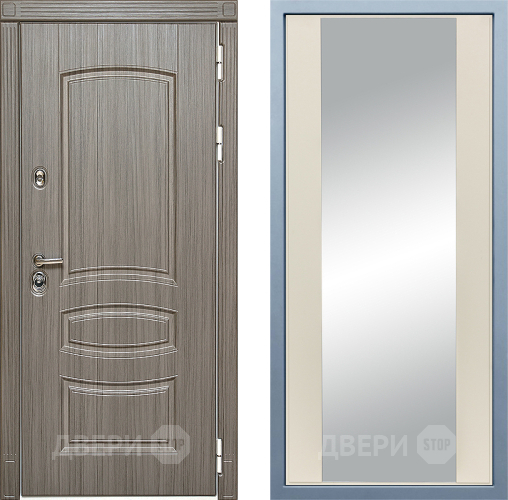 Входная металлическая Дверь Дива МД-42 Д-15 Зеркало Шампань в Егорьевске