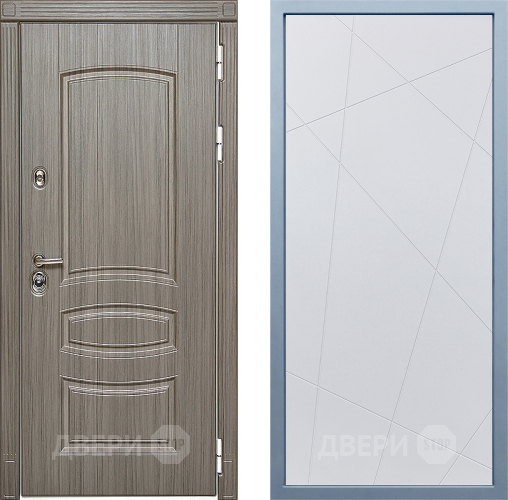 Входная металлическая Дверь Дива МД-42 Д-11 Белый в Егорьевске