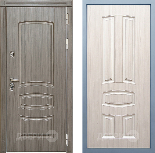 Входная металлическая Дверь Дива МД-42 М-3 Сандал белый в Егорьевске