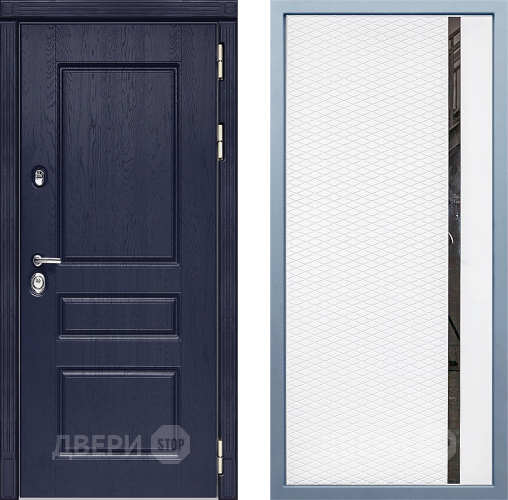 Входная металлическая Дверь Дива МД-45 МХ-47 Белый матовый в Егорьевске