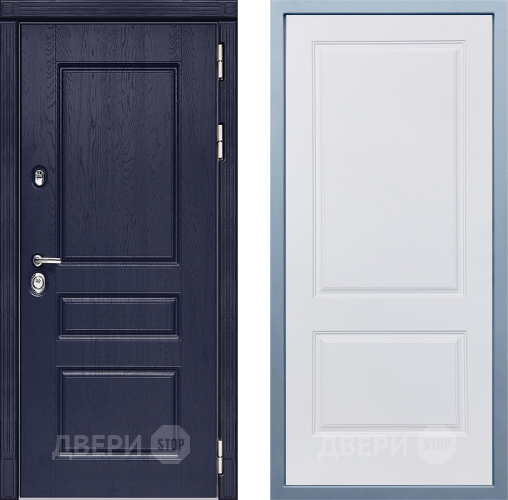 Входная металлическая Дверь Дива МД-45 Д-7 Белый в Егорьевске