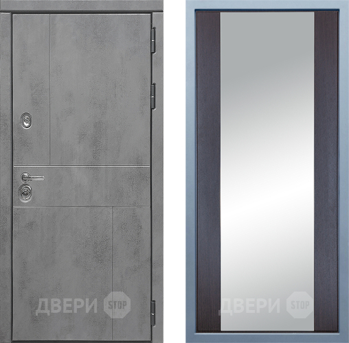 Дверь Дива МД-48 Д-15 Зеркало Венге в Егорьевске