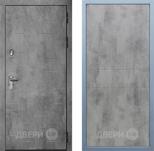 Входная металлическая Дверь Дива МД-51 М-1 Бетон темный в Егорьевске