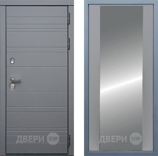 Входная металлическая Дверь Дива МД-39 Д-15 Зеркало Силк Маус в Егорьевске