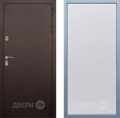 Входная металлическая Дверь Дива МД-40 Медь Н-1 Белый в Егорьевске