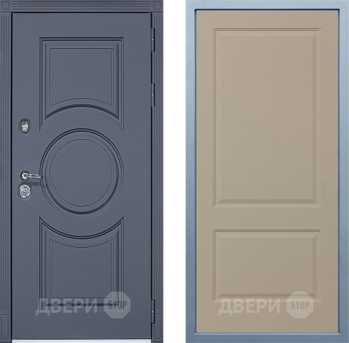 Входная металлическая Дверь Дива МХ-30 STR Д-7 Шампань в Егорьевске