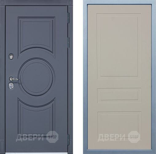 Входная металлическая Дверь Дива МХ-30 STR Н-7 Шампань в Егорьевске